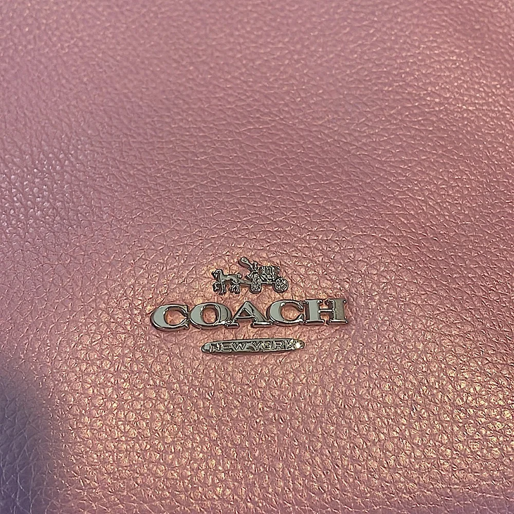 Purple Coach purse - Picture 2 of 5